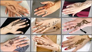 One finger mehndi design Eid special easy mehndi design Easter mahndi design  henna designs [upl. by Eselahs707]