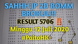 TARIKAN PAITO HK HARI INI 12 JULI 2020  BOCORAN TOGEL HONGKONG MALAM INI [upl. by Notreb]