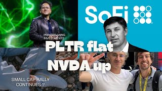 NVDA all time highs PLTR flat plus Apple intelligence reaction amp small caps continue 🖨️🥷🙌📈🚀😂 [upl. by Feinstein824]