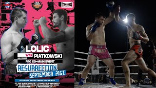 David Piatkowski vs Adel Lolic Golden Era Muay Thai Championship 7 Resurrection [upl. by Fulvia]