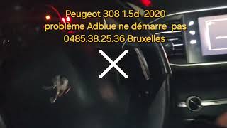 Peugeot 308 ne démarre pas adblue bloqué [upl. by Anawal817]