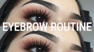 Current Eyebrow Tutorial 2016 [upl. by Namilus]