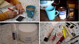 Daily routine and make up روتين الصباح والميك اب النهاري للدراسة و العمل [upl. by Nnaaras]