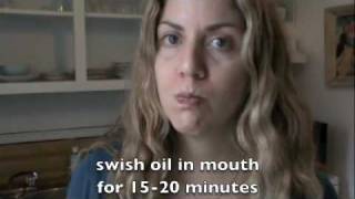 Get White Teeth amp Healthy Gums Naturally Oil Pulling Ep157 [upl. by Anuaek38]