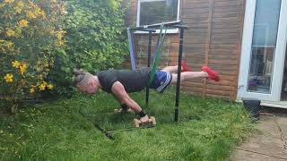 Parallettes Assisted Planche Fifth Attempt At The StraightArmed Planche With Band Assist [upl. by Julee764]