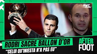 Ballon dOr  quotCelui quIniesta na pas euquot Rodri sacré la revanche du football déquipe [upl. by Einnaffit272]