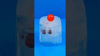 1000°C RHCB Vs Ice Cube Experiment satisfying experiment shorts asmar freezing redhotball [upl. by Kcirret550]