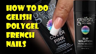 PolyGel French Nails Tutorial [upl. by Suirtimid]