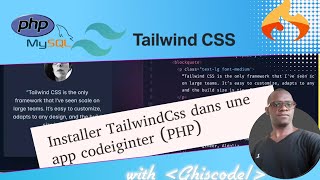 Installer TailwindCss dans une application PHP ou dans codeigniter [upl. by Isyak959]