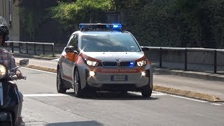 BMW i3  NEW Autoinfermieristica ELETTRICA AREU 118 Milano in emergenza [upl. by Birgit582]