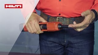 Hilti DX E72 Обслуживание [upl. by Enileme]