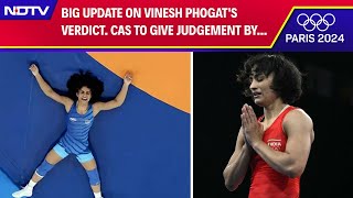 Vinesh Phogat Olympics Verdict  Big Update On Vinesh Phogats Verdict CAS To Give Judgement By [upl. by Beaufort]