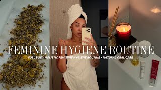 FEMININE HYGIENE ROUTINE  FULL SHOWER ROUTINE ORAL HYGIENE TIPS TO REDUCE ODOR  SELF CARE [upl. by Pucida]