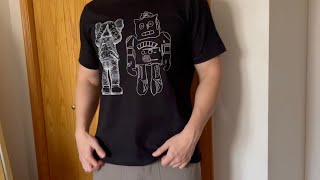 UNIQLO KAWS WARHOL COLLAB T SHIRT REVIEW [upl. by Lyudmila]