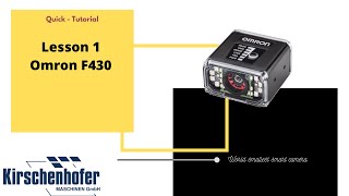 Omron MicroHawk F430 Lesson 1 [upl. by Hewart]