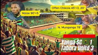 HAYA HAPA MAGOLI WALIYOFUNGWA YANGA NA TABORA UNITED [upl. by Eilujna]