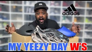 Yeezy Slides Onxy amp Azure Yeezy Foam Runner MX Cinder  Sizing Tips amp On Foot Review [upl. by Niwde703]