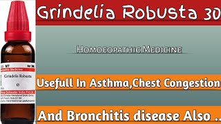 Grindelia Robusta 30  Usefull Medicine For Bronchitis  Cough amp Asthma Homoeopathicvines [upl. by Aetnahs]