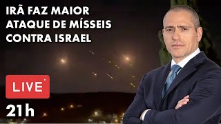 IRÃ REALIZA MAIOR ATAQUE CONTRA ISRAEL NA HISTÓRIA  PROFESSOR HOC AO VIVO [upl. by Reece]