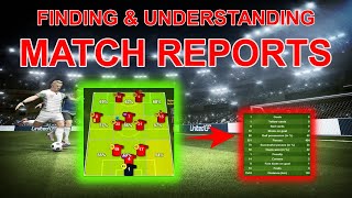 Finding amp Understanding Match reports  goalunited LEGENDS [upl. by Mailand498]