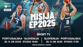 Eurobasket 2025 kvalifikacije [upl. by Melisandra]