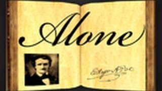 Alone by Edgar Allan Poe  Poetry Reading [upl. by Reerg]