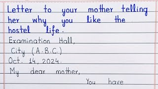 Letter to your mother telling her why you like the hostel life [upl. by Hurwit]