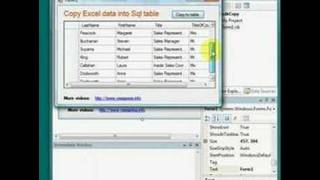 Copy Excel data to Sql Table [upl. by Nosiram225]