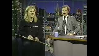 Jeff Healey  While My Guitar Gently Weeps  Letterman 1990 [upl. by Asselam]