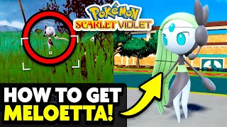 How to Get MELOETTA RIGHT NOW in Pokemon Scarlet and Violet Indigo Disk DLC [upl. by Baniez]