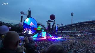 Coldplay Full intro and Show  Ullevi Gothenburg Sweden 11 July 2023 [upl. by Nibas]