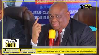 UNIKIN  Boshab Esambo Djoli et Omeonga saffrontent sur le Droit Constitutionnel [upl. by Yral]