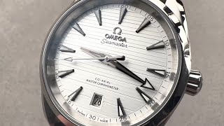 Omega Seamaster Aqua Terra 150M 22013382002001 Omega Watch Review [upl. by Ynafetse900]