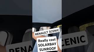 Really cool Solarbay sunroof in Renault Scenic renault car shorts electriccar [upl. by Ashlee64]