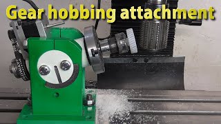 DIY gear hobbing attachment for milling machine part 1 [upl. by Chavey422]