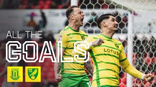 ROAD WIN 🚌  ALL THE GOALS  Stoke City 03 Norwich City [upl. by Malim]