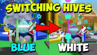 Switching To WHITE HIVE Part 1  Roblox Bee Swarm Simulator [upl. by Rosenstein]