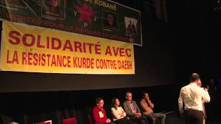 Paris Meeting Kobane avec NARIN AFRIN [upl. by Notanhoj]