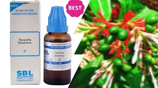 Best Homeopathic medicine ROUWOLFIA Surpentina mother tincture for hypertensionanxietyinsomnia [upl. by Talbott]