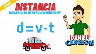 Como calcular la distancia PARTE 1 Super facil  principiantes  Movimiento rectilineo uniforme [upl. by Hester]