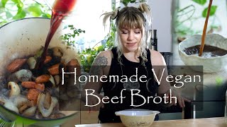 Vegan Beef Broth Recipe [upl. by Anairotciv]