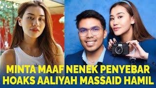 Minta Maaf Nenek Penyebar Hoaks Aaliyah Massaid Hamil [upl. by Lennon]