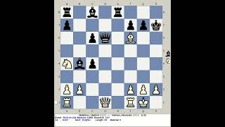 Malakhov Vladimir vs Gelman Alexander  Russia Chess U18 1995 Moscow [upl. by Kirsti]