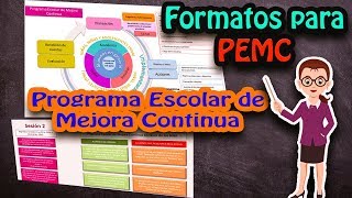 Formato de llenado PEMC Programa escolar de mejora continua  CTE  Fase Intensiva [upl. by Thea287]