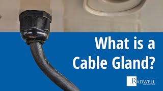 What is a Cable Gland [upl. by Oregolac]