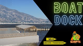 BOATDOCK MLO For GTAV FIVEM QBCORE SERVER  BOAT CENTER [upl. by Sabine]