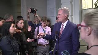 Speaker Kevin McCarthy Forces Reporter to Admit Evidence in Impeachment Inquiry [upl. by Nellac21]