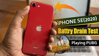 iPhone SE 2020 Battery Drain Test Playing PUBG iPhone SE 2020 [upl. by Lenrad213]