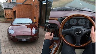 1996 Aston Martin DB7 i6 Supercharged Coupe Manual  POV Test Drive amp Walkaround [upl. by Monjo]