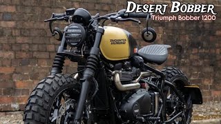 Triumph Bonneville 1200 Custom  Desert Bobber by Thornton Hundred Motorcycles [upl. by Akcira828]